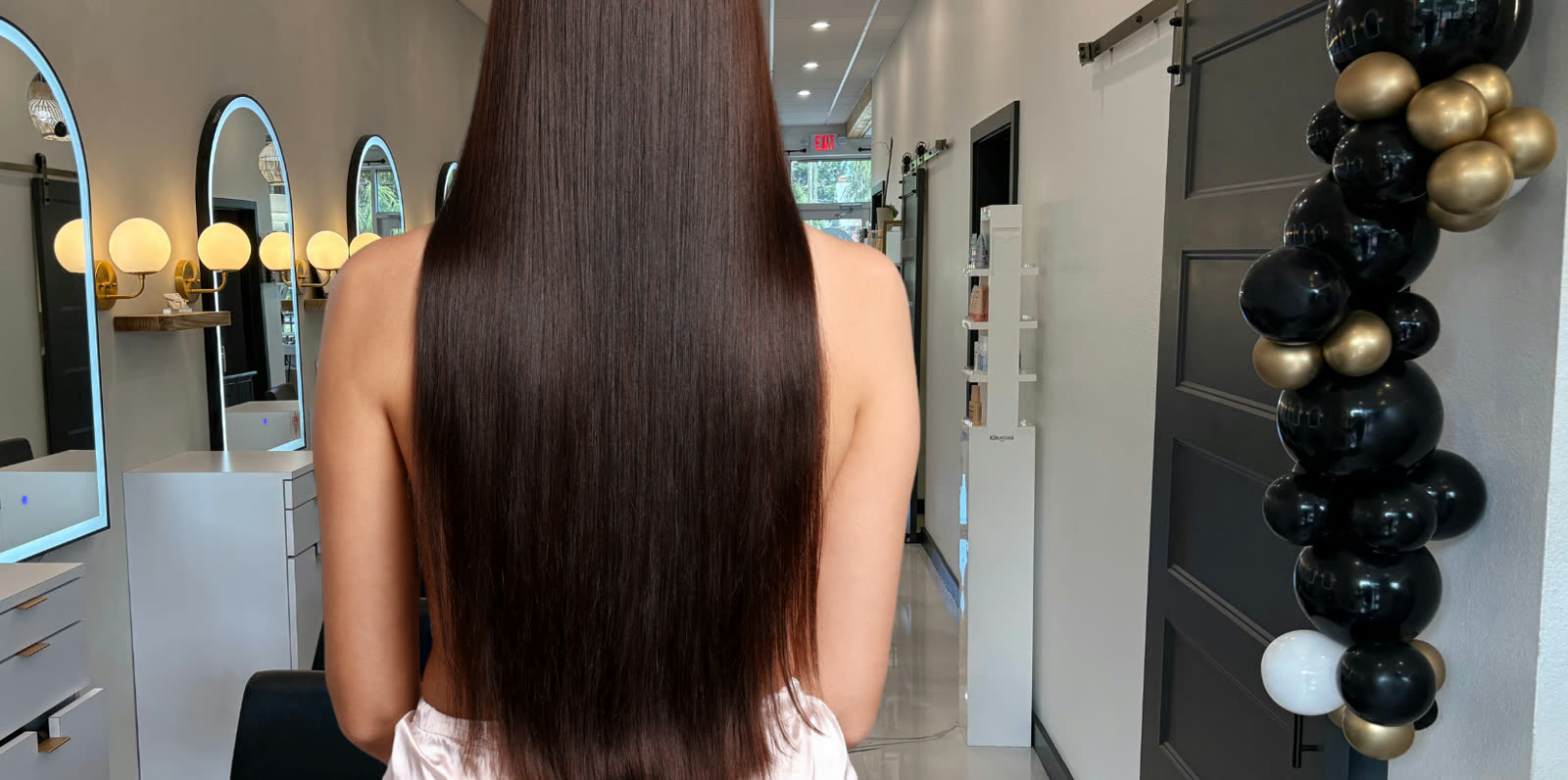 Hair Smoothing + Straightening at White Sand Salon